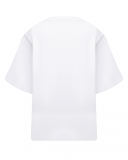Белая футболка с лого ROHE Белый, арт. 404-22-121 112 | Фото 2