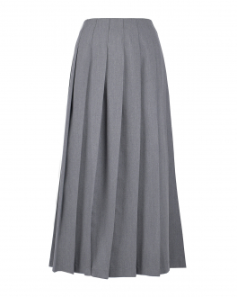 Серая плиссированная юбка с разрезом Masterpeace Серый, арт. MP-CA-OCT22-15 | Фото 1