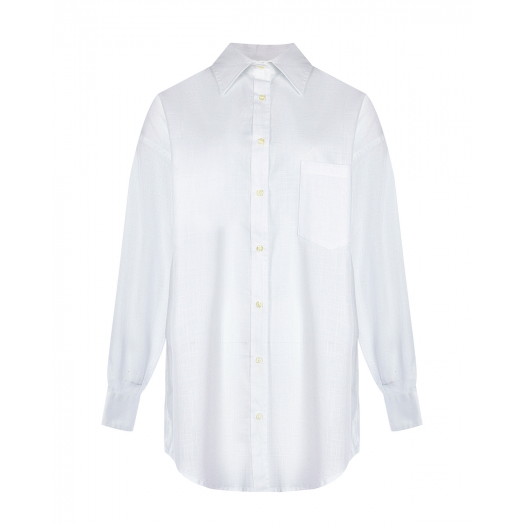 Белая льняная рубашка Forte dei Marmi Couture | Фото 1