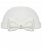Комплект: комбинезон, слюгявчик и шапка, кремовый Dolce&Gabbana | Фото 5
