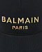 Черная бейсболка с золотым лого Balmain | Фото 3