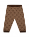Шерстяные брюки с логотипом GUCCI | Фото 1