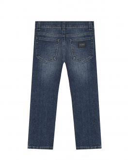 Синие базовые джинсы Dolce&Gabbana Синий, арт. L42F52 LD725 B9110 | Фото 2