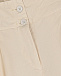 Бежевые брюки с защипами Dondup | Фото 3