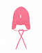 Розовая шапка с нашивкой &quot;кошка&quot; Il Trenino | Фото 2