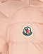 Розовое приталенное пальто Moncler | Фото 3