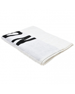 Белое полотенце с лого Dsquared2 Белый, арт. DQ1022 D004R DQ100 | Фото 1