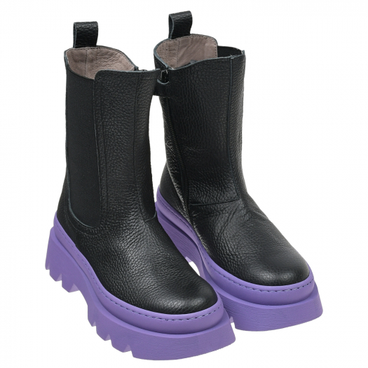 Ботинки челси с фиолетовой подошвой Jarrett | Фото 1