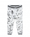 Белые спортивные брюки с логотипом Dolce&Gabbana | Фото 1