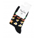 Черыне носки с принтом &quot;Завтрак&quot; Happy Socks | Фото 1