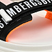 Сандалии с белым лого, черные Bikkembergs | Фото 6
