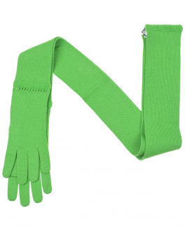 Зеленый тонкий шарф Vivetta Зеленый, арт. V2M3000 7010 5289 | Фото 2
