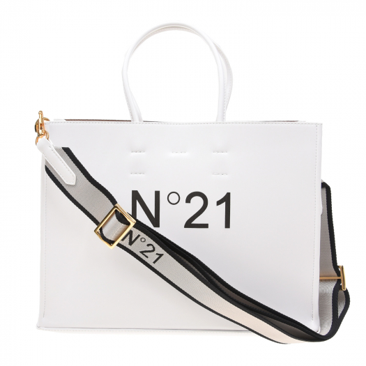 Белая сумка-шоппер No. 21 | Фото 1