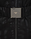 Черное двухсторонее пальто с поясом Emporio Armani | Фото 6