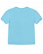 Голубая футболка с принтом &quot;хамелеон&quot; Sanetta Kidswear | Фото 2