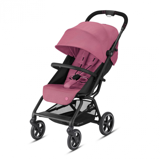 Коляска Eezy S+ 2 BLK Magnolia Pink с дождевиком и бампером CYBEX | Фото 1