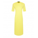 Желтое платье с короткими рукавами  | Фото 1