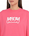 Футболка цвета фуксии с лого MSGM | Фото 7