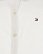 Белая базовая рубашка с короткими рукавами Tommy Hilfiger | Фото 4