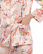 Шелковая пижама с цветочным принтом  | Фото 7
