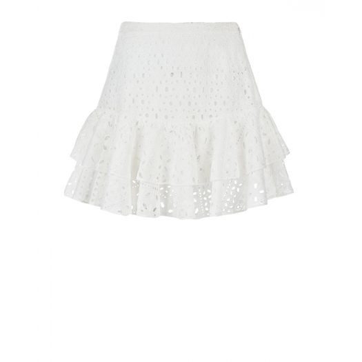 Белая юбка с воланами Charo Ruiz | Фото 1