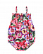 Песочник на лямках с цветочным принтом Dolce&Gabbana | Фото 2