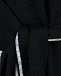Толстовка с контрастной отстрочкой, черная MM6 Maison Margiela | Фото 3