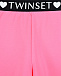 Розовый комплект: толстовка-худи + шорты TWINSET | Фото 5