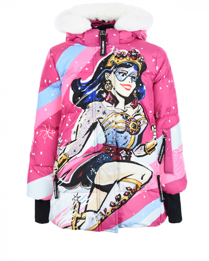 Пуховая куртка Super Girl DG Dolce&Gabbana | Фото 1