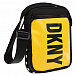Желтая сумка с ремнем через плечо  | Фото 2