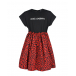 Красно-черное платье с леопардовой юбкой Dolce&Gabbana | Фото 1
