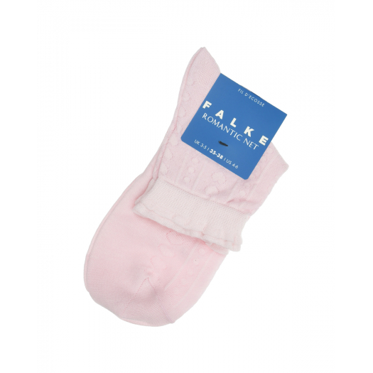Розовые носки с рюшами Falke | Фото 1
