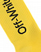Желтые спортивные носки Off-White | Фото 2