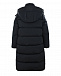 Черное пальто-пуховик с логотипом на капюшоне Woolrich | Фото 2