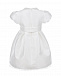Белое атласное платье с вышивкой IL Gufo | Фото 2