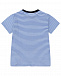 Голубая футболка в полоску Moncler | Фото 2