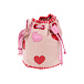 Сумка-мешок с аппликациями в форме сердечек, 20х16х16 см Stella McCartney | Фото 2