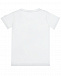 Белая футболка с камуфляжным логотипом Moncler | Фото 2