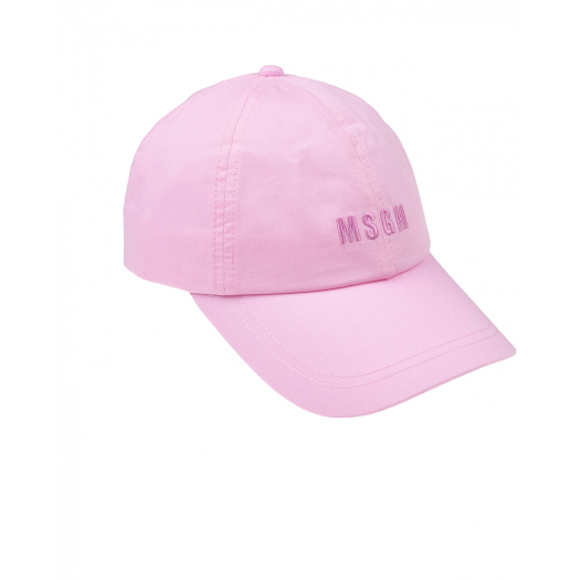 Розовая бейсболка с лого MSGM | Фото 1