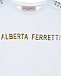 Футболка с логотипом и заклепками Alberta Ferretti | Фото 3