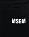 Юбка с принтом сзади, черная MSGM | Фото 3