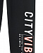 Черные спортивные брюки с принтом Sanetta | Фото 3