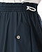 Темно-синяя юбка с поясом на резинке Panicale | Фото 6