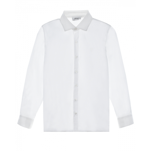 Белая рубашка с трикотажной спиной Aletta | Фото 1