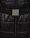 Черное двухсторонее пальто с поясом Emporio Armani | Фото 5