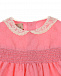 Розовое платье с кружевным воротником GUCCI | Фото 3