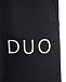 Черные спортивные брюки с принтом DUO  | Фото 4
