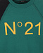 Зеленый свитшот с логотипом No. 21 | Фото 3