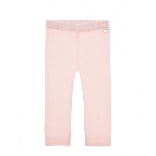 Розовые брюки из кашемира Tartine et Chocolat | Фото 1