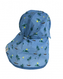 Голубая кепка с принтом &quot;пальмы&quot; MaxiMo Голубой, арт. 24500-102000 76 | Фото 2